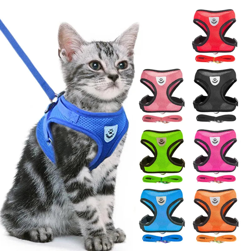 Bluegerry™  Cat Harness Vest Walking